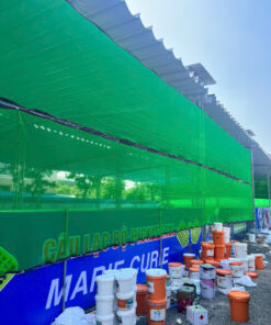 Lưới xanh quây chặn bóng sân Pickleball