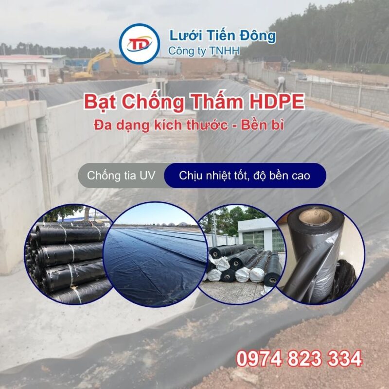 Bạt chống thấm hdpe