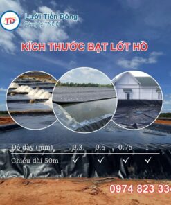 các loại bạt chống thấm hiện nay