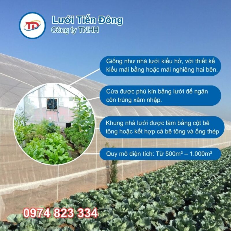 Cách làm nhà lưới trồng rau đơn giản