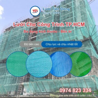 lưới che công trình tại TP.HCM