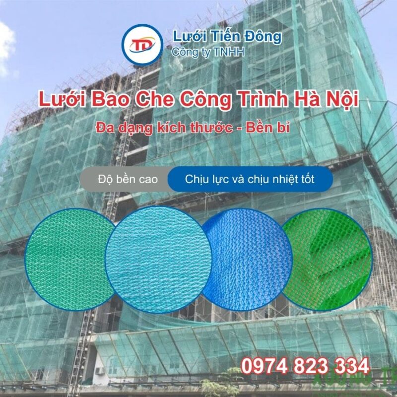 lưới che công trình hà nội