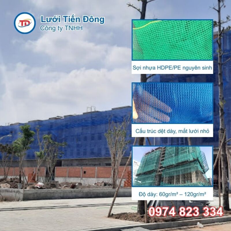 Lưới chống bụi công trình đà nẵng