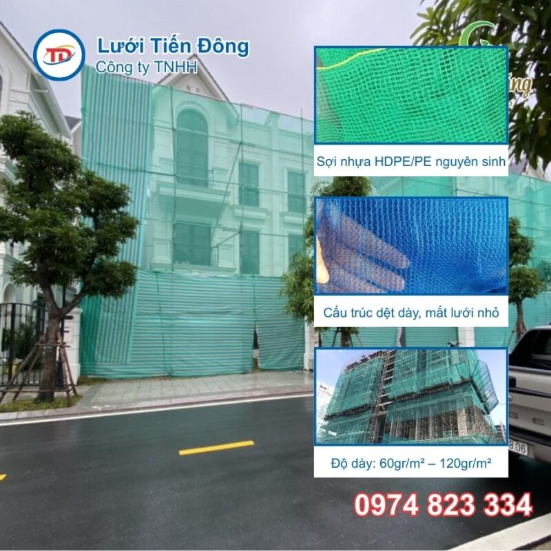 Lưới chống bụi công trình