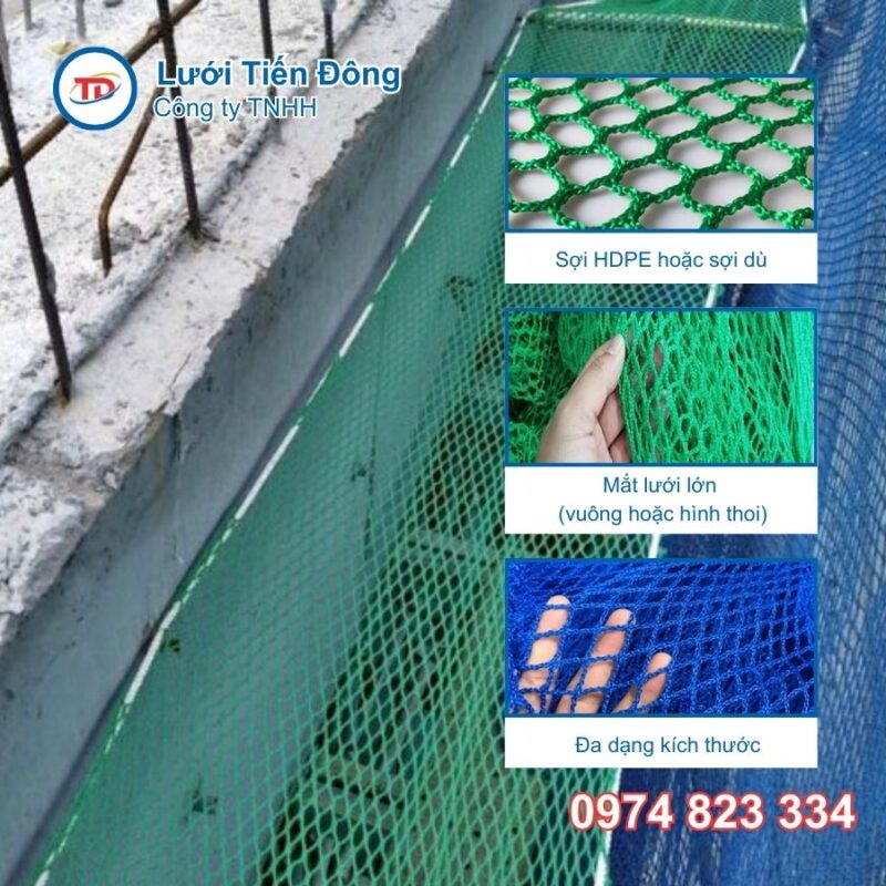 Lưới chống rơi công trình đà nẵng