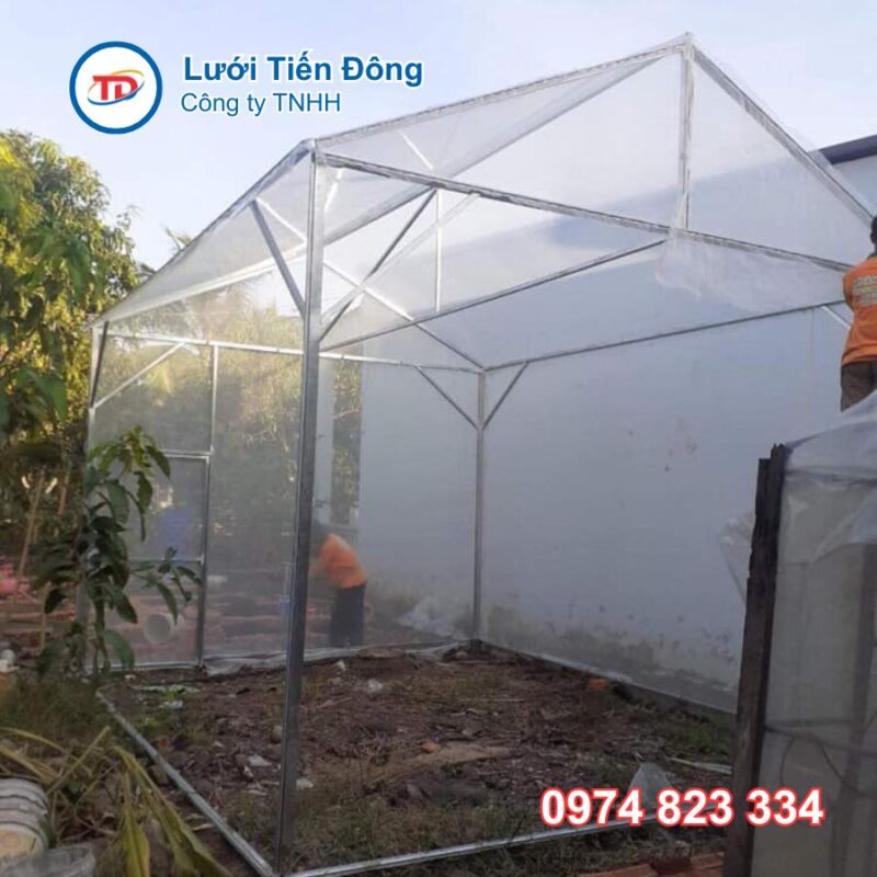 Nhà lưới trồng rau mini