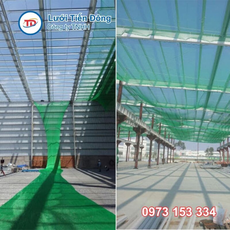 Lưới chắn vật rơi công trình