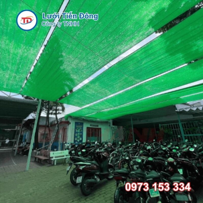Lưới che nắng bãi xe đài loan