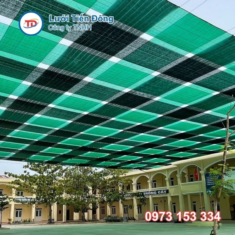 lưới che nắng sân trường giá rẻ